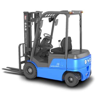 Made in China, BYD's  four  pivot balance weight 1.6-1.8 ton pure electric forklift for Single Drive