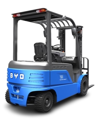 Made in China, BYD's  four  pivot balance weight 3.0-3.5 ton pure electric forklift for Dual Drive
