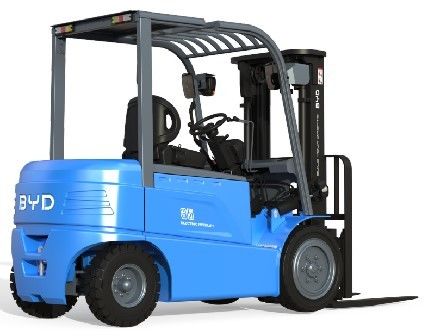 BYD's  Four  Pivot Balance Weight 7.0-8.0 Ton Pure Electric Forklift For Dual Drive