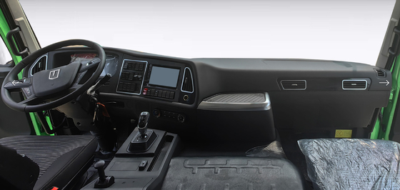 Geely Commercial 5.6-meter trunk, M5 flat top, 8X4350 degree battery change, dual motor, 7DM pure electric dump truck