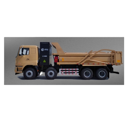 Geely Commercial, CATL battery 282 degree battery exchange, 8X4 pure electric dump truck for urban waste transportation