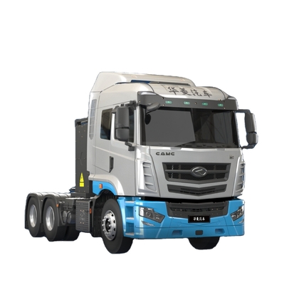 China Geely, standard version, CATL-282Kwh power exchange, H7-6x4 pure electric tractor for port and mining transportati