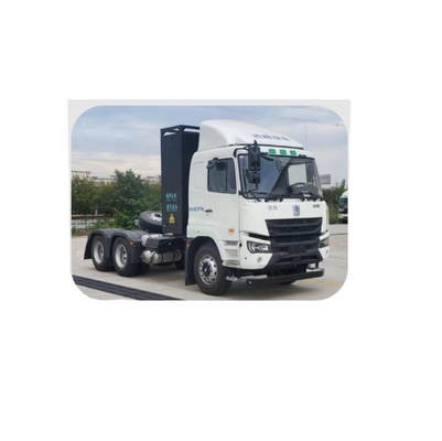 Geely , standard version, Yiwei 350Kwh power exchange, 6x4 pure electric tractor for steel mills and mining transportati
