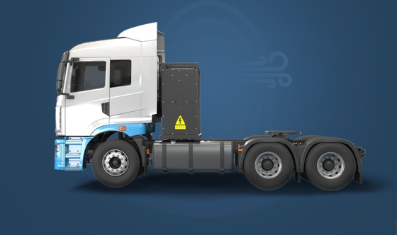Geely Remote, Composite M7, Yiwei 350Kwh Power Exchange, 6x4 Pure Electric Tractor for Terminal Transportation