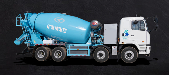 Geely Remote, standard version M7, CATL-282Kwh power exchange, 8 cubic meters, 8x4 pure electric cement mixer truck