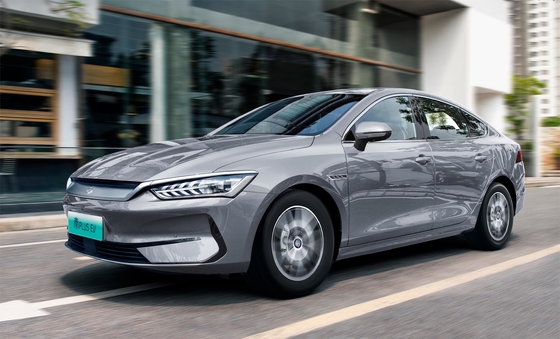 BYD's best-selling pure electric family sedan, Qin plus EV, has a range of 500KM