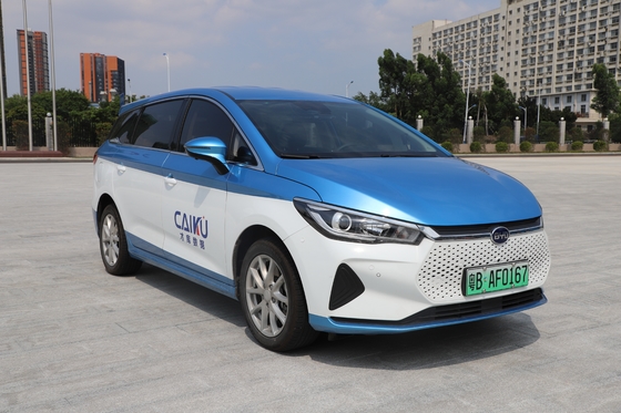 BYD's best-selling pure electric taxi, the new e6, has a range of 500KM