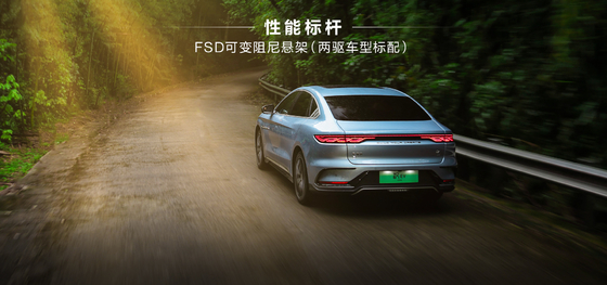 BYD's flagship pure electric sedan, the Han EV, has an ultra long range of 715KM four-wheel drive
