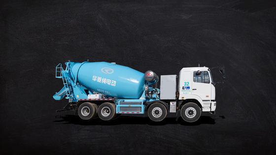 Geely Valin Pure Electric 8x4 Mixer 350 degree Charging Edition