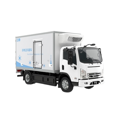 Hot selling 180KM BYD pure electric refrigerated box truck city delivery