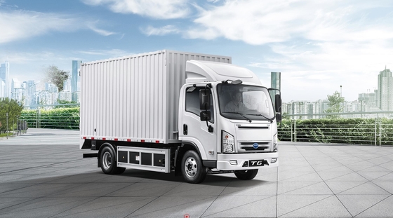 Hot selling 180KM BYD pure electric refrigerated box truck city delivery