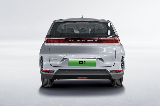 China made 418KM side sliding door BYD D1 pure electric sedan shared car