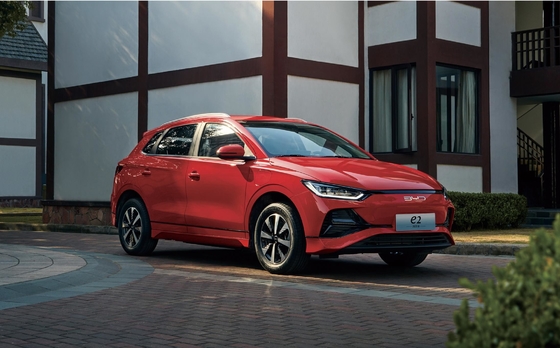 Made in China with a range of 405KM, 2023 pure electric BYD e2 sedan shared car