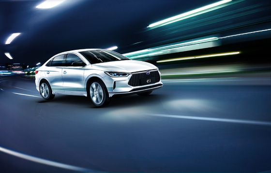 Made in China with a Range of 401KM BYD Pure Electric Vehicle e3 City Shared Car