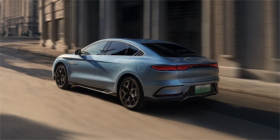 Performance benchmark hybrid 2023 BYD Han DMI200KM flagship electric sedan