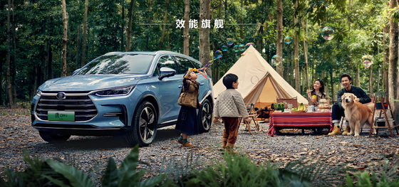 Performance benchmark: hybrid power with a range of 121km, luxury front wheel drive BYD SUV Tang DMI