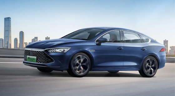 The King of Cost Performance: Super Hybrid Pure Electric Range 120KM BYD Qin Plus DMI Electric Sedan
