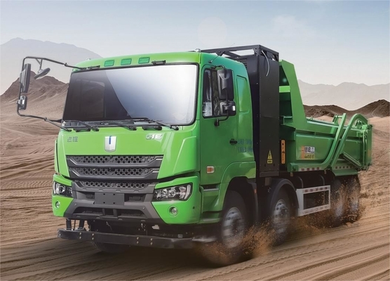 Made in China, CATL battery 422 degree charging version, 8X4 pure electric dump truck M7 flat top for urban waste transp